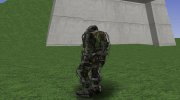 Член группировки Анклав в улучшенном экзоскелете с модернизированным шлемом из S.T.A.L.K.E.R. v.1 for GTA San Andreas miniature 4