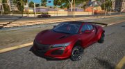 Acura NSX 2016 Forza Ediiton для GTA San Andreas миниатюра 1