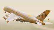 Airbus A380-800 Etihad Airways для GTA San Andreas миниатюра 20