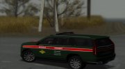 Cadilac Escalade 2021 Военная Полиция for GTA San Andreas miniature 2