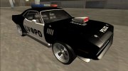 1971 Plymouth Hemi Cuda 426 Police LVPD para GTA San Andreas miniatura 2