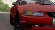 Ford Mustang Cobra 1999 Clean Mod для GTA San Andreas миниатюра 12