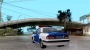 ГАЗ-31105 ВОЛГА ДПС v 2.0 для GTA San Andreas миниатюра 3