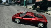 Ferrari 458 Italia 2010 для GTA 4 миниатюра 2