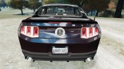 Shelby GT500 2010 для GTA 4 миниатюра 4