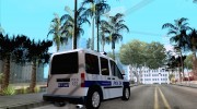 Ford Transit Connect Turkish Police для GTA San Andreas миниатюра 4