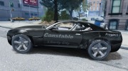 Chevrolet Camaro Concept Police для GTA 4 миниатюра 2