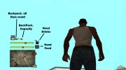 Needs And Inventory Mod (Backpack) para GTA San Andreas miniatura 2