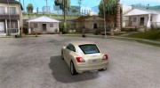 Chrysler Crossfire для GTA San Andreas миниатюра 3