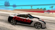 Nissan GTR R35 Greddy для GTA San Andreas миниатюра 5