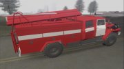 Пожарный Урал-43206 с обьекта УкрТафнафта for GTA San Andreas miniature 2