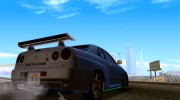 Nissan Skyline GT-R street racers stile для GTA San Andreas миниатюра 3