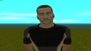 Шепард в униформе Цербера из Mass Effect 2 para GTA San Andreas miniatura 1