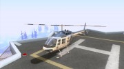 Bell 206 B Police texture1 para GTA San Andreas miniatura 1