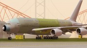 Airbus A380-800 F-WWDD Not Painted для GTA San Andreas миниатюра 16