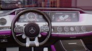 Mercedes-Benz S63 W222 2018 для GTA San Andreas миниатюра 11