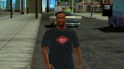 HD CJ Dark T-Shirt 2016 для GTA San Andreas миниатюра 7