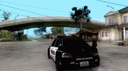 Mitsubishi Lancer Evo VIII MR Police para GTA San Andreas miniatura 3