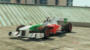 Force India F1 для GTA 5 миниатюра 1