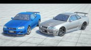 2002 Nissan Skyline GT-R Vspec II (BNR34) for GTA San Andreas miniature 2