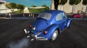Volkswagen Beetle 1969 2.0 para GTA San Andreas miniatura 9