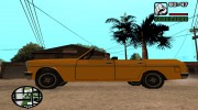 Perennial Cabriolet для GTA San Andreas миниатюра 4