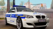 BMW M5 - Croatian Police Car для GTA San Andreas миниатюра 12