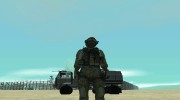 Modern army skin of United Kingdom для GTA San Andreas миниатюра 2