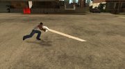 Огромная белая секира из Teenage Mutant Ninja Turtles (2003) для GTA San Andreas миниатюра 4