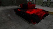 Черно-красные зоны пробития M26 Pershing для World Of Tanks миниатюра 3