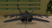 FA-18 Hornet para GTA Vice City miniatura 3