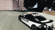 Nissan GT-R R35 Police para GTA 4 miniatura 3
