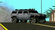 Hummer  H2  Monster para GTA San Andreas miniatura 8