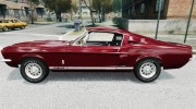 Shelby GT500 1967 для GTA 4 миниатюра 2