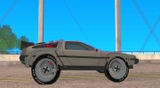 DeLorean DMC-12 (BTTF1) для GTA San Andreas миниатюра 5
