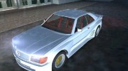 Mercedes-Benz 500SEC (C126) Koenig-Specials 1989 for GTA Vice City miniature 1