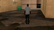 Чёрные штаны с полосками для GTA San Andreas миниатюра 3