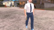 Skin HD GTA V Online в рубашке с галстуком для GTA San Andreas миниатюра 4