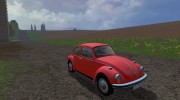 Volkswagen Beetle 1973 para Farming Simulator 2015 miniatura 2