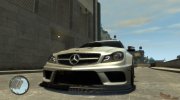 Mercedes-Benz C63 AMG для GTA 4 миниатюра 5