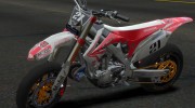 Honda CRF 450 Turbo Motard para GTA 4 miniatura 1