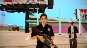 GTA 5 Police Woman для GTA San Andreas миниатюра 1