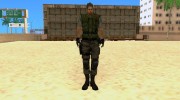 Chris Redfield para GTA San Andreas miniatura 5