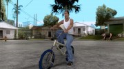 Zero's BMX BLUE tires для GTA San Andreas миниатюра 1