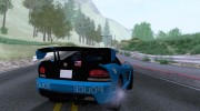 Dodge Viper Police para GTA San Andreas miniatura 3