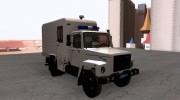 ГАЗ 3309 Автозак для GTA San Andreas миниатюра 6
