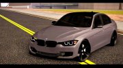 BMW F30 320d M-Pack для GTA San Andreas миниатюра 1
