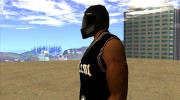 Black Helmet para GTA San Andreas miniatura 2