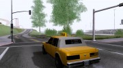 Greenwood Taxi для GTA San Andreas миниатюра 3