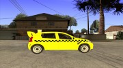 Dacia Sandero Speed Taxi para GTA San Andreas miniatura 5